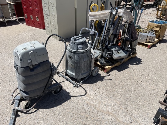 School Facilities Surplus -Row of Janitorial Items
