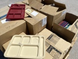 School Kitchen Surplus - (2) Pallets of Food Trays