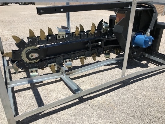 UNUSED Hydraulic Skid-Steer 4FT Trencher