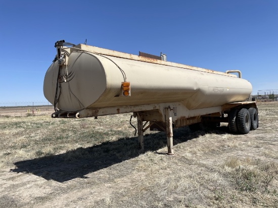 1997 Mega Corp 10,000 GAL Tanker Trailer w/Pump