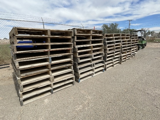 (50)pcs - Wood Shipping Pallets