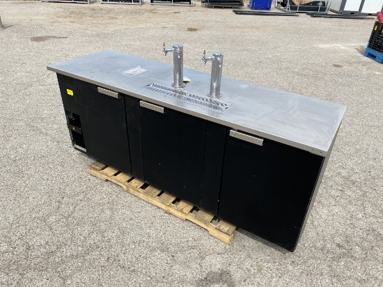 Refrigerated Beer Cooler w/ 2 Taps