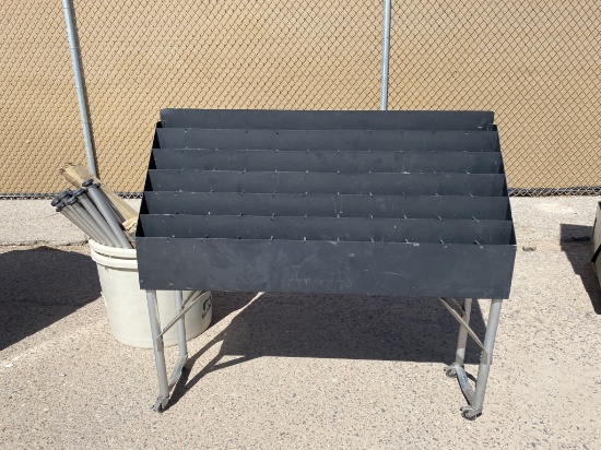 Aprx(17) Rolling Steel Parts Bins