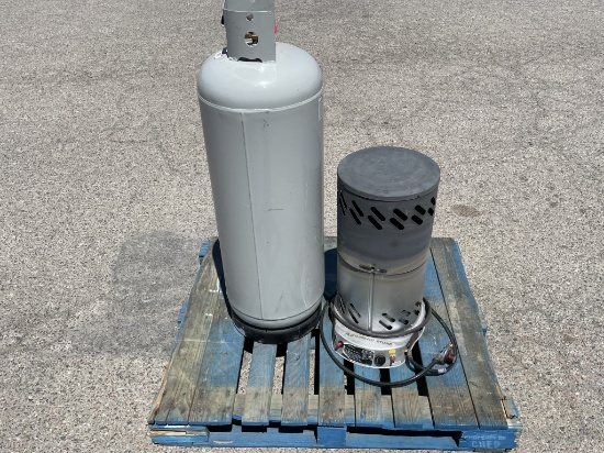 Propane Tank & Propane Space Heater