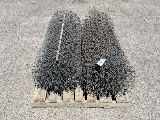 (2) Rolls of Chain Link Fencing -Aprx 48" x 90FT-B
