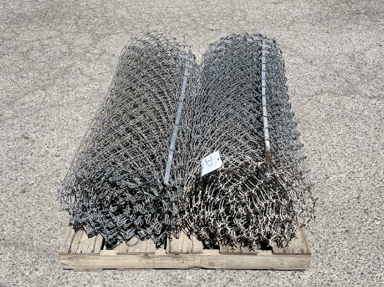 (2) Rolls of Chain Link Fencing -Aprx 48" x 90FT-D