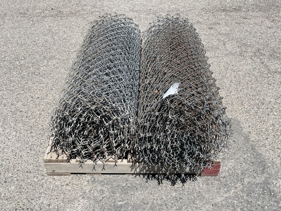 (2) Rolls of Chain Link Fencing -Aprx 48" x 90FT-E