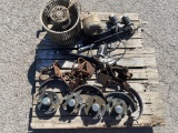 Pallet of Trailer Hubs, Hydraulics Etc.
