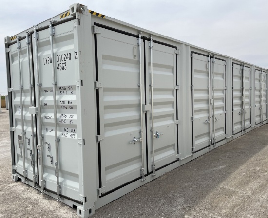 2023 40' Shipping Container w/Double Side Doors