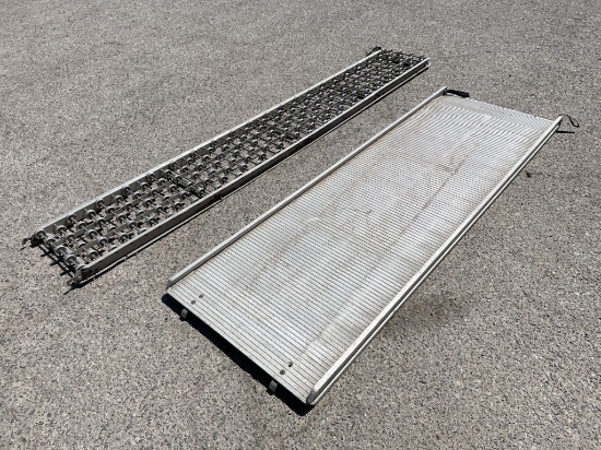 (2)pc - Aluminum Ramp, Conveyor Roller