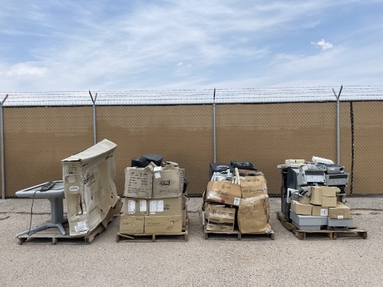 School Electronic Surplus-(4) Pallets Projectors +