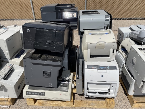 School Electronic Surplus- (6) Pallets of Printers