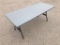 (5)pc AluLite 6FT Aluminum FoldingTables USGOVFEMA