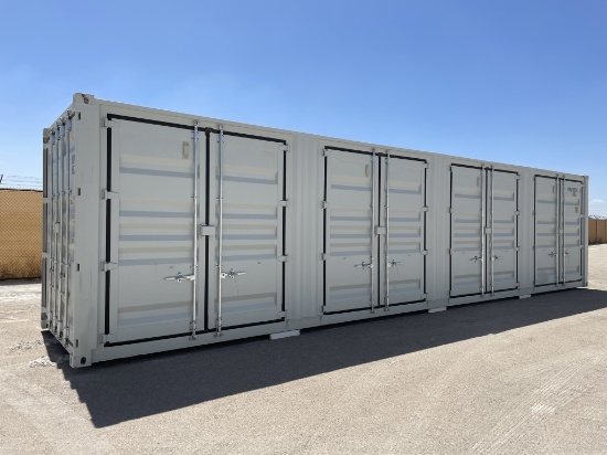 2023 40FT Shipping Container w/Double Side Doors