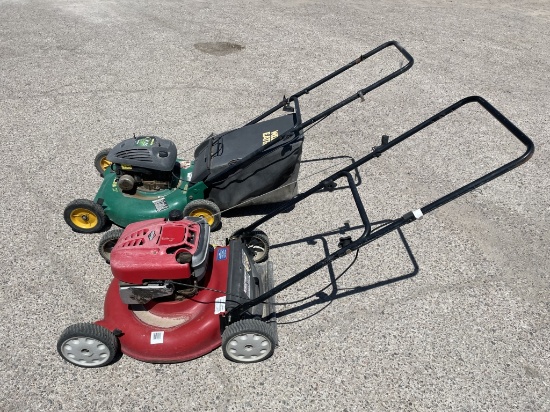 (2)pc - Gas Lawn Mowers -A