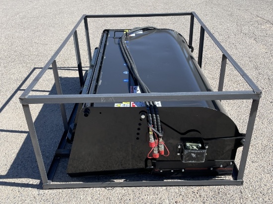 UNUSED Hydraulic Skid-Steer 72" Broom Sweeper