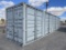 2023 40FT Shipping Container w/ 4Double Side Doors