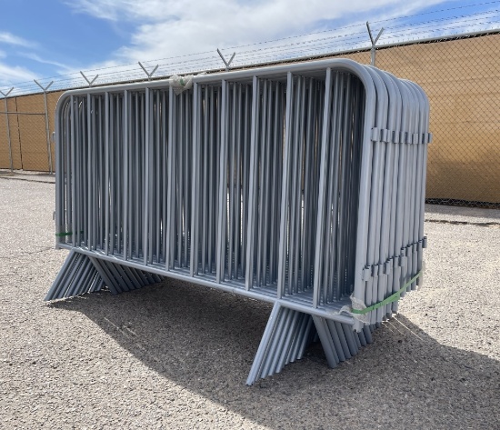UNUSED (20pcs) Crowd/Livestock Barrier (7ft x 4ft)