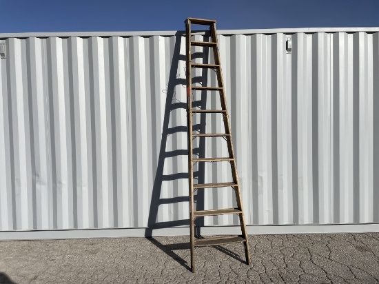 10FT Wooden Ladder -D