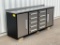 UNUSED 7FT SS Work Bench w/ 10 Drawers, 2 Cabinets