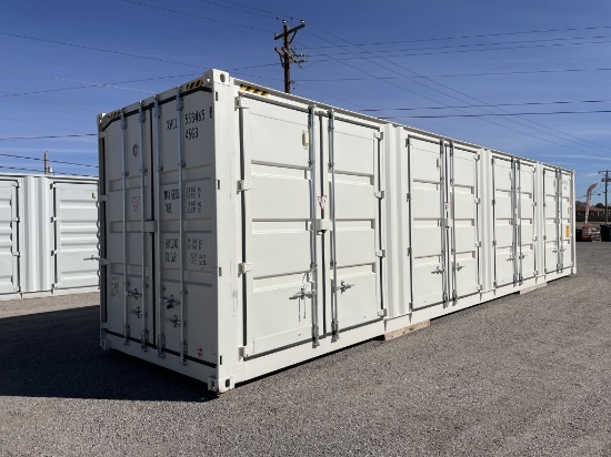 2023 40FT Shipping Container w/ 4Double Side Doors