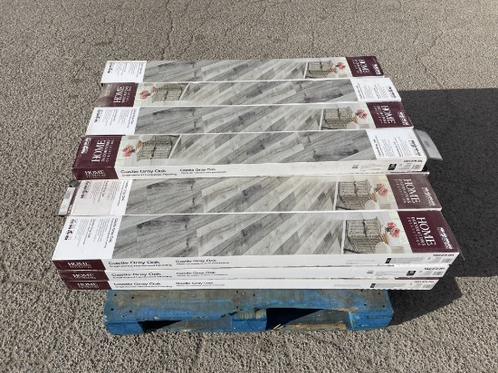 (22) Boxes UNUSED Laminate Flooring - Gray Oak