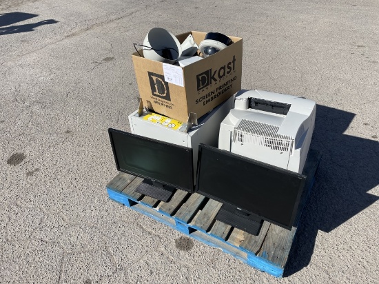 School Surplus - Pallet Printers,Monitors, Cameras