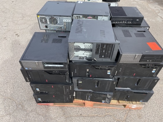 School Surplus -Aprx(26) Desktop Computers,Misc -A