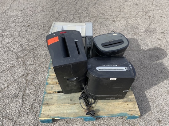 School Surplus - Pallet of Shredders, Printer -G