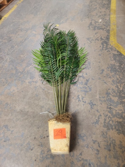 School Surplus- (7)pc Faux Palm Trees