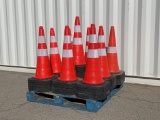 UNUSED (50)pcs Construction Safety Traffic Cones