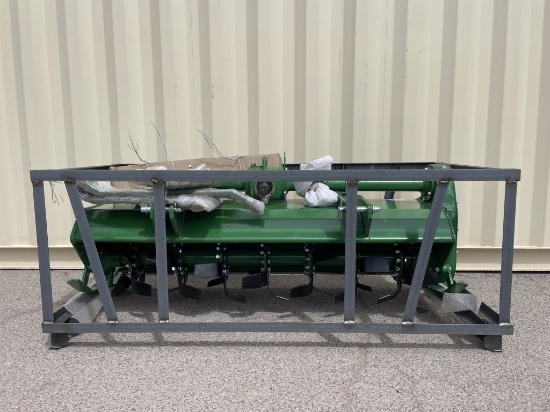 UNUSED Tractor PTO 60" Ground Tiller by Mower King