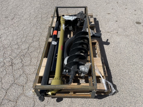 NT Surplus- PTO Post Hole Auger Attachment -A