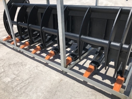 UNUSED Hydraulic Skid-Steer 78" Grapple Bucket