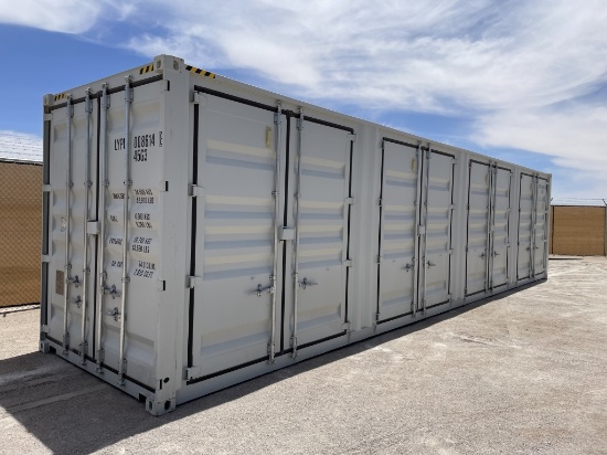 2023 40FT Shipping Container w/ 4Double Side Doors