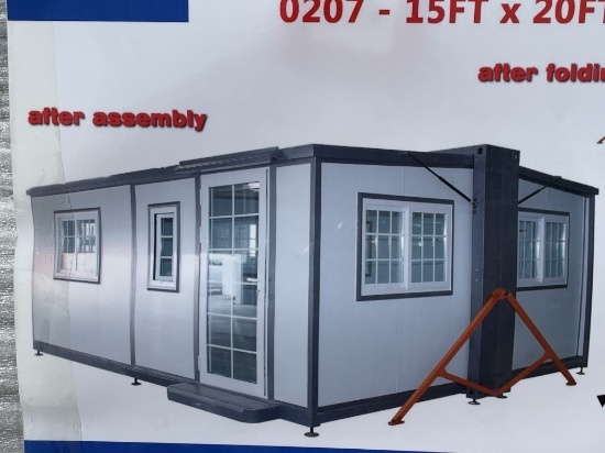 UNUSED Expandable Warehouse Building, 15FT x 20FT