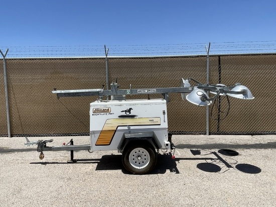 Allmand Diesel Generator / Light Tower Trailer
