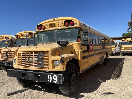 1995 GMC Blue Bird School Bus (GAS)
