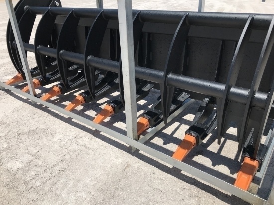 UNUSED Hydraulic Skid-Steer 78" Grapple Bucket