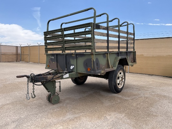 9 FT Military Cargo Utility Trailer - Dark Camo