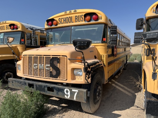 1995 GMC Blue Bird School Bus (GAS) -SISD