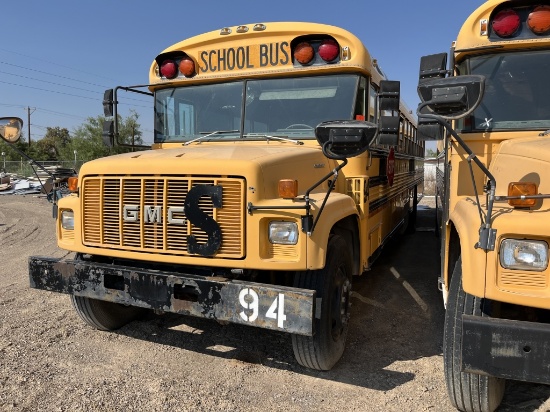 1996 GMC Blue Bird School Bus (GAS) -SISD