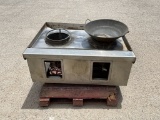 2 Burner Cooking Wok