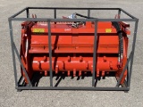 UNUSED Hydraulic Skid-Steer Forestry Drum Mulcher