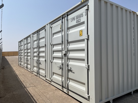 2024 40FT Shipping Container w/ 4Double Side Doors