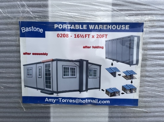 UNUSED Expandable Portable House, 16.5FT x 20FT
