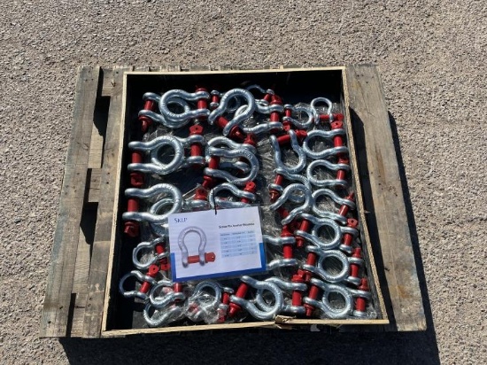 UNUSED (38)pcs- Rigging / Pulling Chain Shackles