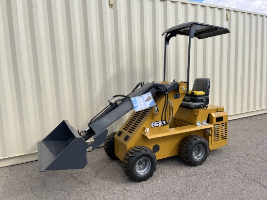UNUSED 2024 EG80 SkidSteer 13.5HP Gas Wheel Loader