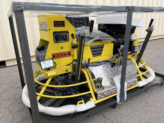UNUSED 2024 Fland 13HP Gas Ride-on Concrete Trowel