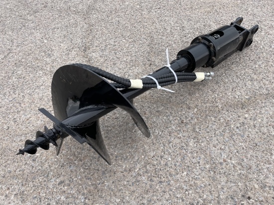 UNUSED Mini-Excavator Attachment- 16" Auger Set